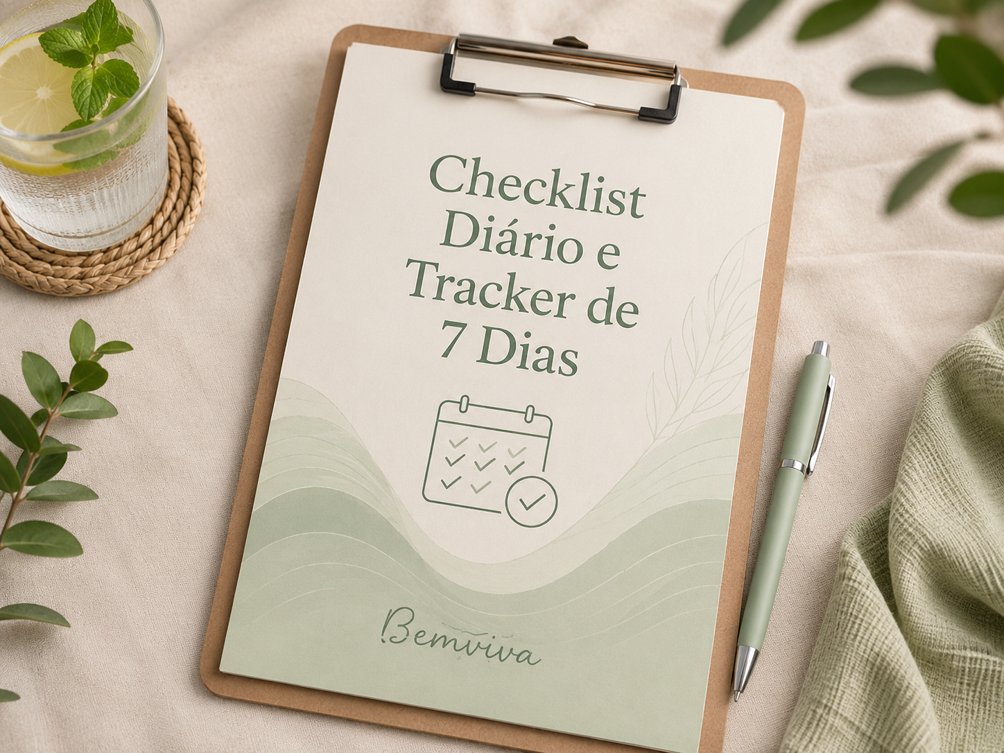 Checklist Diário e Tracker de 7 Dias